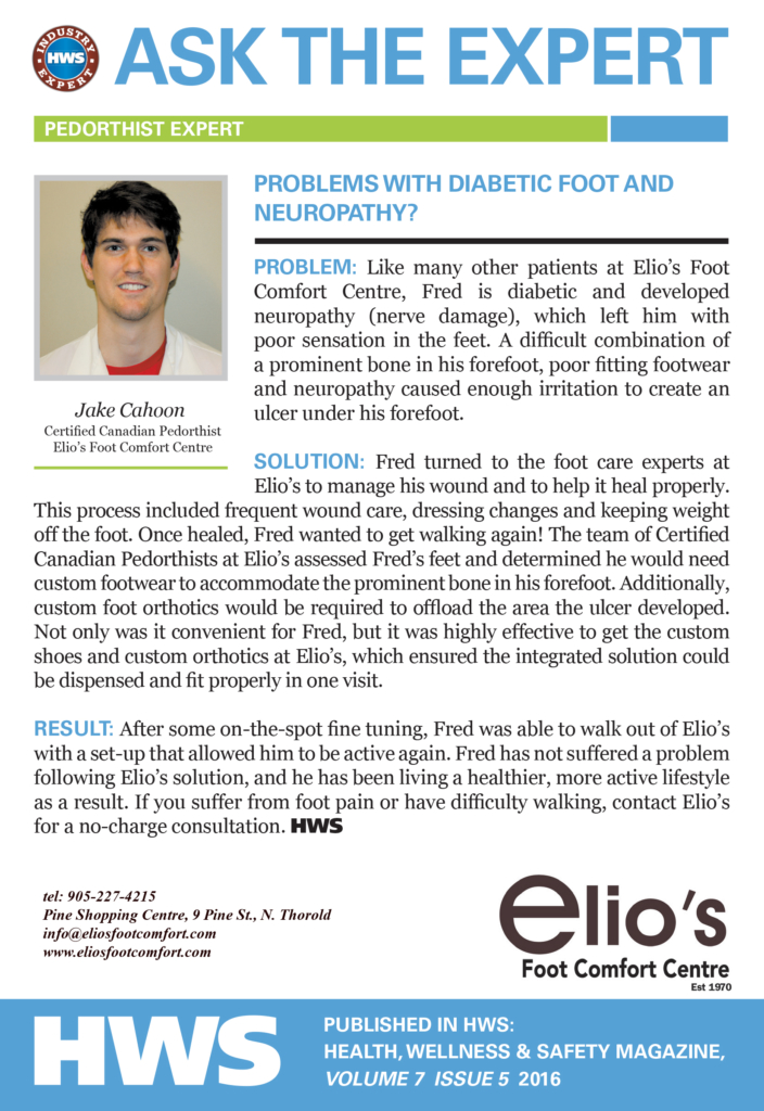 Treatments for Diabetic Feet - Ask Elio's Experts