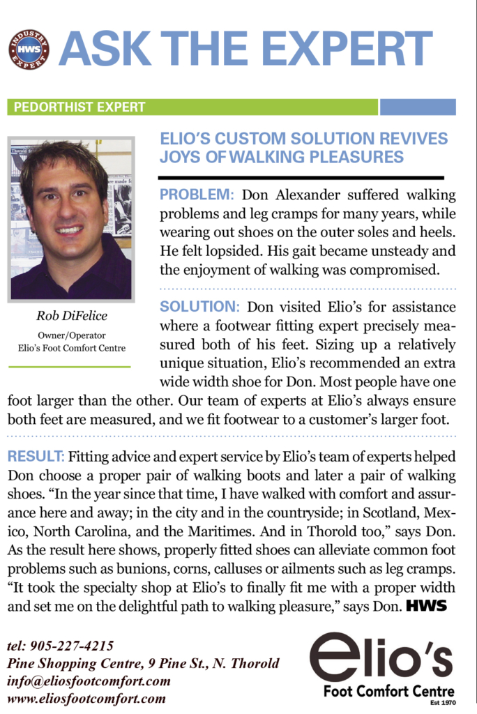 Ask Elio's Expert - Walking Pain Solution with Proper Footwear